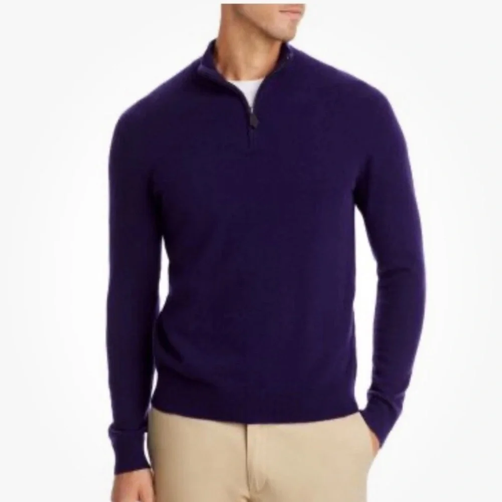 ✨RALPH LAUREN ✨ LAMBS wool quarter zip sweater Sz  L great condition Price Firm!